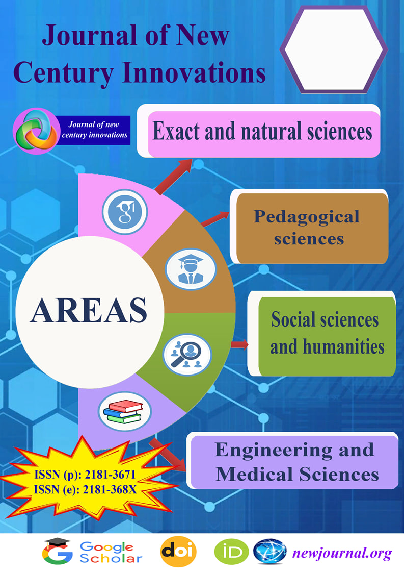 					View Vol. 105 No. 1 (2026): JOURNAL OF NEW CENTURY INNOVATIONS|Volume-105|Issue-1
				